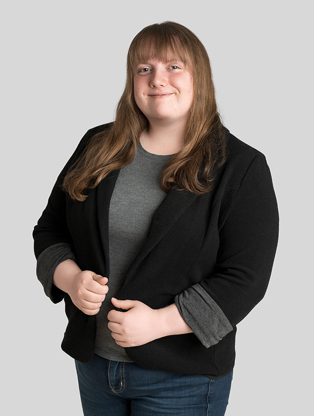 Emergent Architecture Bio Headshot Formal Becca Haugen